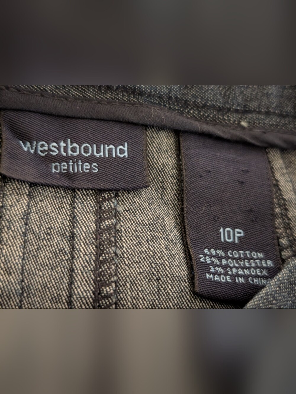 Westbound Dark Denim Midi A-Line Skirt - Picture 5 of 6
